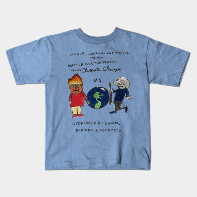 Titans Of Climate Change Kids T-Shirt by 6630 Productions